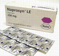 Guide to the drug Naproxen. Naprosyn instruction. Dosage forms Naprosyn 250 mg tablets.