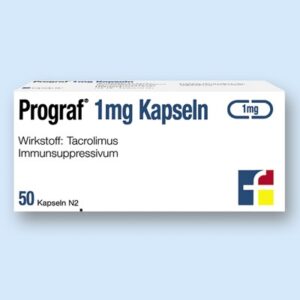 Prograf. Indications: Prevention and treatment of allograft rejection of the liver, kidneys and heart, including with resistance to standard immunosuppressive regimes.